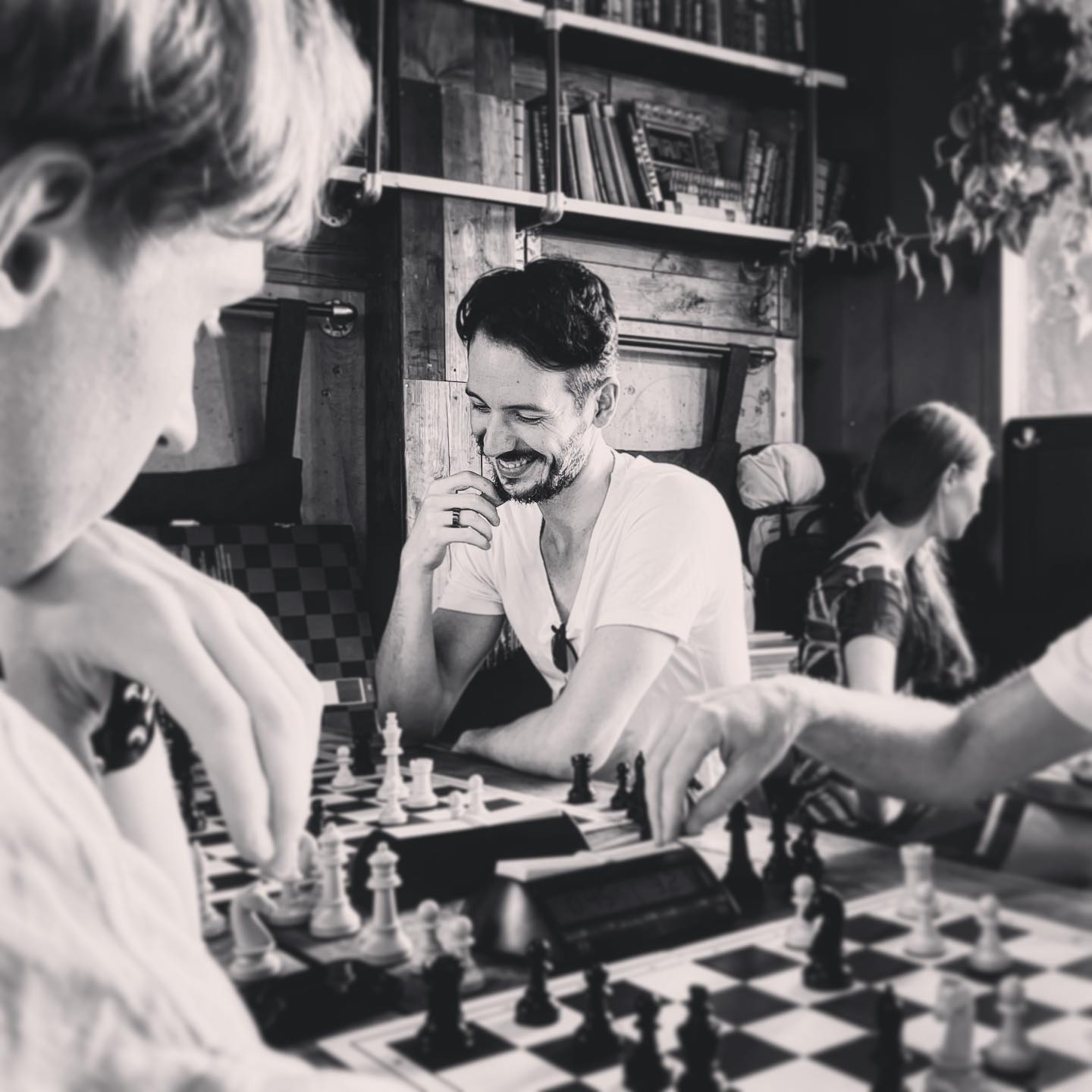 An afternoon with GM Niclas Huschenbeth