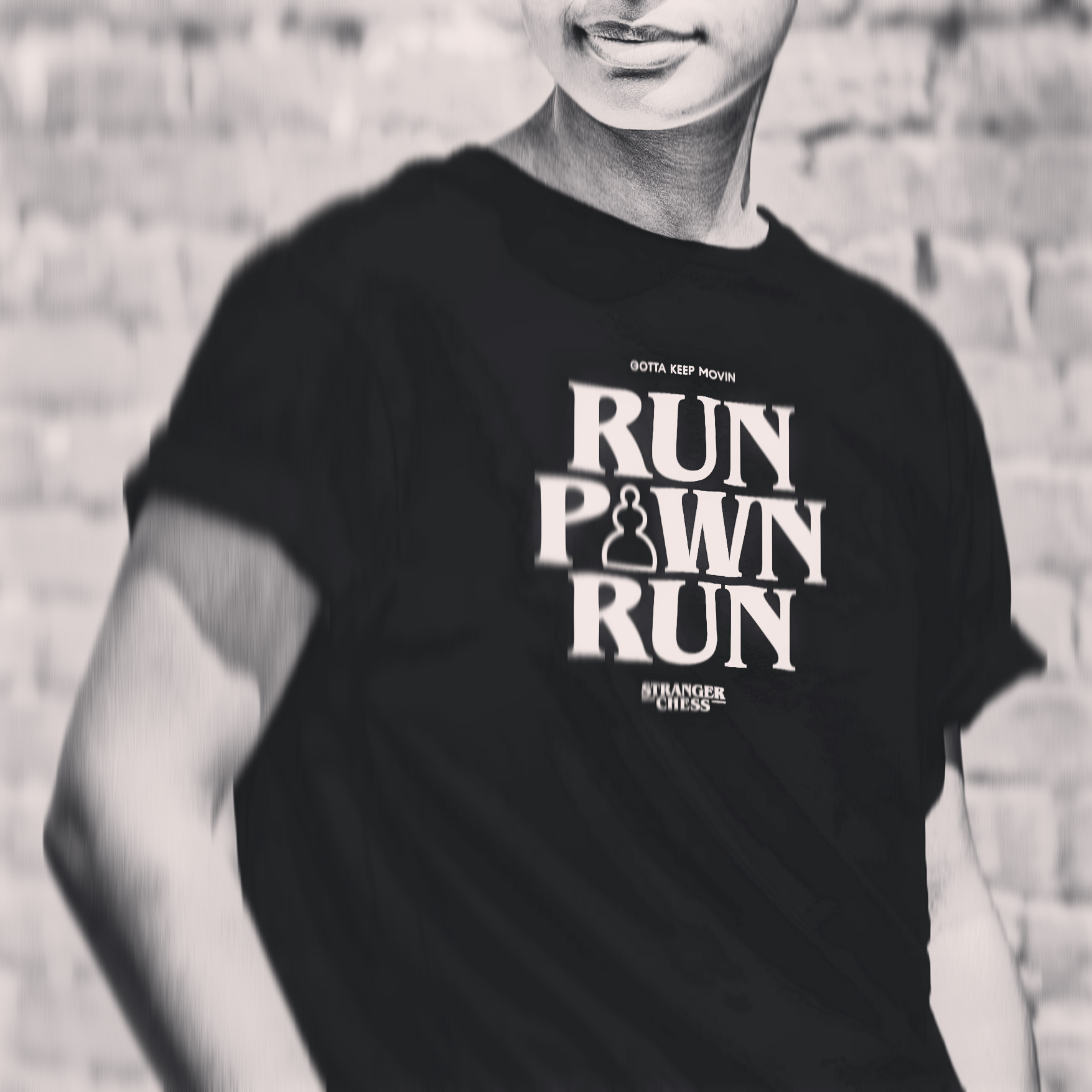 Short sleve tee — Run Pawn Run